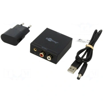 Digital-to-analog converter | 5VDC | black Goobay 