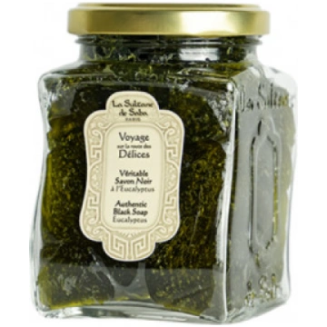 Authentic Black Soap Eucalyptus Melnās ziepes ar e