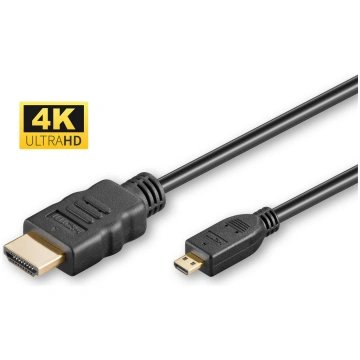 4K HDMI A-D cable 2m HDM19192V2.0D 5704174225997 (