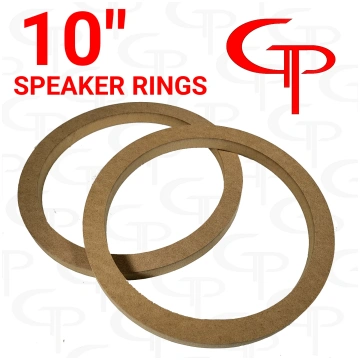 Customized 10" Speaker Rings Pair GP Car Audio