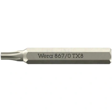 Screwdriver bit | Torx® | TX8 | 867/0 Micro | Sock