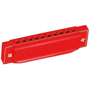 BINO Mutes harmonika 13cm 86585 sarkana 63532