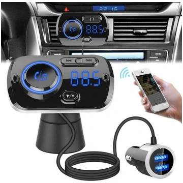 Auto raidītājs, FM Modulators, Telefona lādētājs, 