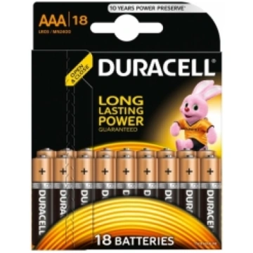 Duracell Base AAA Alkaline 18 pack (5000394107557)