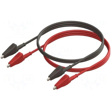 Test leads | Inom: 10A | Len: 0.3m | both sides,cr