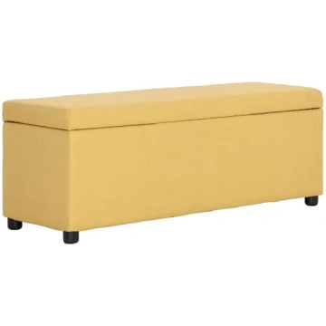 vidaXL sols ar kasti, 116 cm, dzeltens poliesters