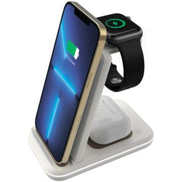 CANYON WS-304, Foldable 3in1 Wireless charger, wit