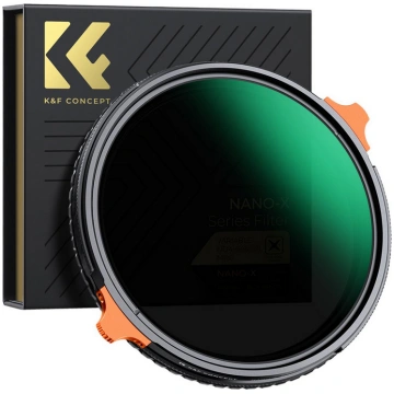 K&F Concept K&F 77MM ND4-ND64 (2-6 Stop) Variable 