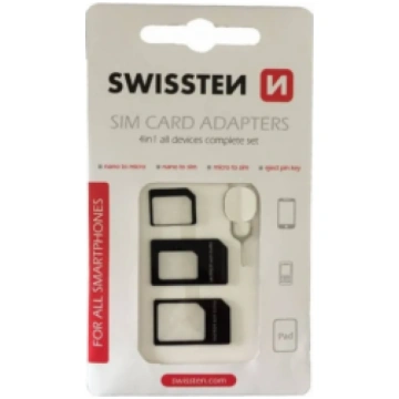 SIM Kartes Adapteru Komlekts Swissten SIM Card Ada