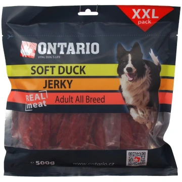 Gardums suņiem – Ontario Soft Duck Jerky, 500 g
