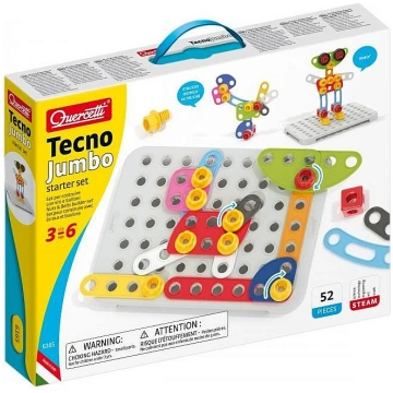 QUERCETTI Tecno Jumbo Konstruktors 3+, Q6165 57698