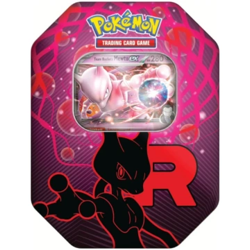 Pokemon Tin da Collezione Team Rocket: Mewtwo-Ex d
