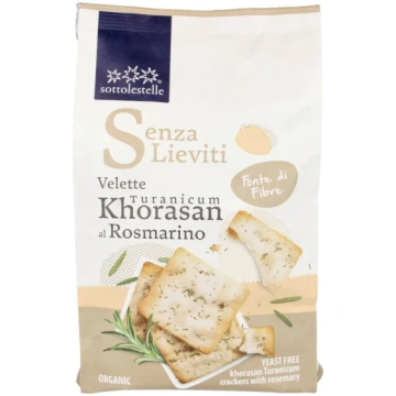 Kamut kviešu krekeri ar rozmarīnu, ekoloģiski SOTT
