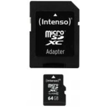 Intenso 64GB MicroSDHC MicroSDXC Class 10 3413490