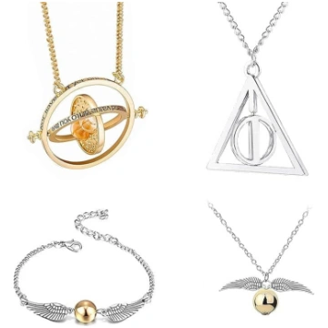 HCSUI 4 gabali Time Turner Deathly Hallows Golden