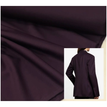 Gabardīns ar elastānu (Tumš baklažāns)