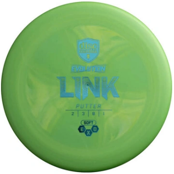 Diskgolfa disks Putter EXO Soft Link Evolution zaļ