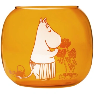 Muurla Tējas sveces svečturis Moominmamma, amber