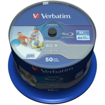 Verbatim BD-R 25GB 50er Spindel (6x) wide printabl