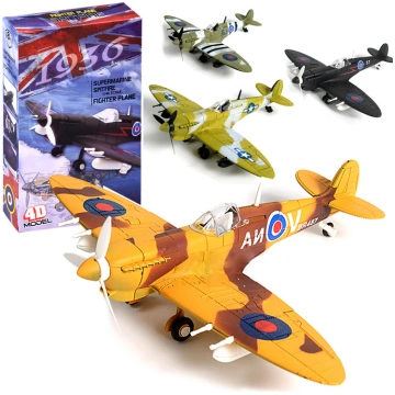Rotaļu lidmašīna Supermarine Spitfire, 1:48, (krās