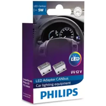 LED brīdinājuma spuldze 12V 5W CANbus (2 gab.) PHI