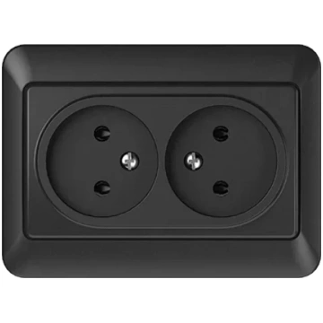 VILMA SL 250 antracīts rozete 2-viet