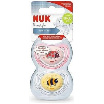 Nuk Freestyle Ortodontiskas Formas Silikons Mānekl