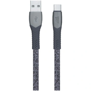 Rivacase USB-C kabelis PS6102GR12, 1.2m, pelēks, U