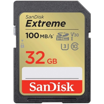 SanDisk Extreme SDHC 32GB UHS-I C10 U3 V30