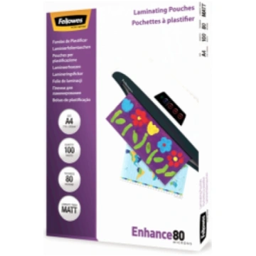 FELLOWES Laminēšanas plēve A4 80 Micron - Matt Lam