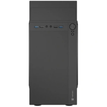 Natec PC Case Helix Matx Black Mini Tower ATX