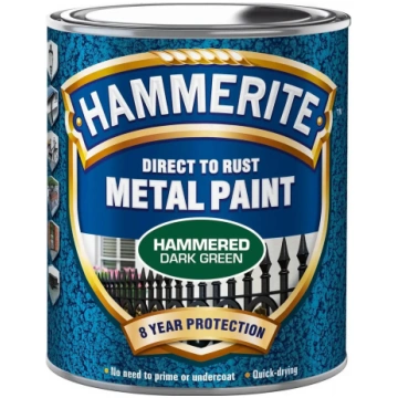 Krāsa, HAMMERITE Hammerlak — tumši zaļa, 750 ml