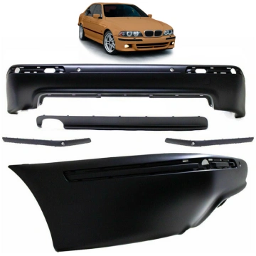 Bumper BMW 5 E39 Rear with Diffuser MTUNING AM AM-