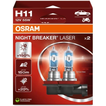 OSRAM 64211NL-2HB - H11 AUTOLAMPAS 55 W 12V NIGHT 