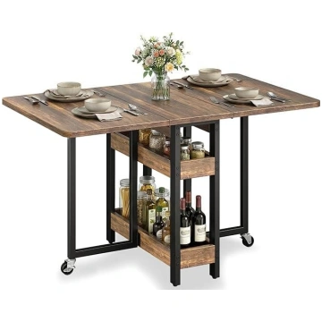 Clevich Folding Dining Table, Robust Dining Room T