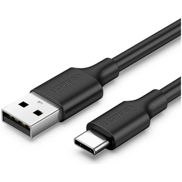 USB kabelis - USB-C 2A 1m melns UGREEN 69573038611