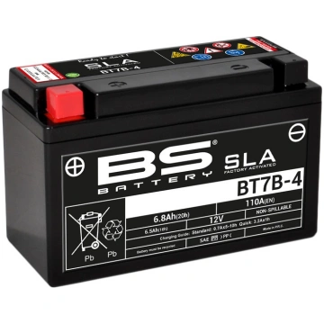 Akumulators BS Battery SLA BT7B-4 12V - 6,5Ah BS-3