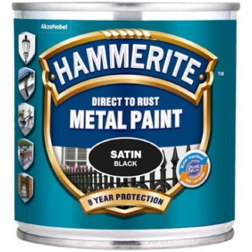 Hammerite Satin Pusmatēta aizsargkrāsa metāla virs