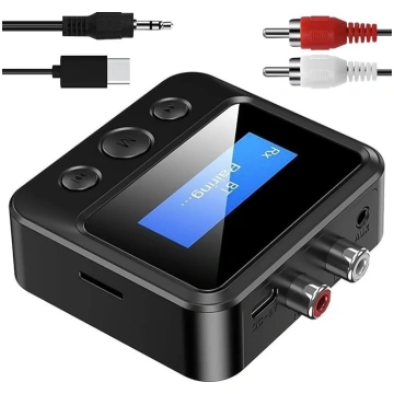 Bluetooth 5.1 uztvērējs-raidītājs, bezvadu audio a