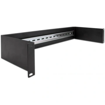 DeLOCK 19″ DIN rail Panel 2U black 2203618