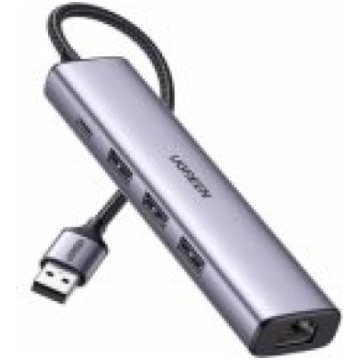 Ugreen USB 5in1 USB-A to 3x USB 3.0 + RJ45 + USB-C