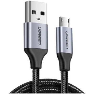 Kabel USB Ugreen USB-A - microUSB 1 m Szary (60146