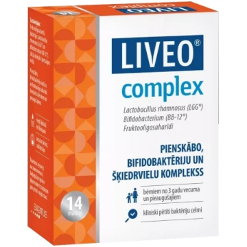 LIVEO Complex paciņas, 14 gab
