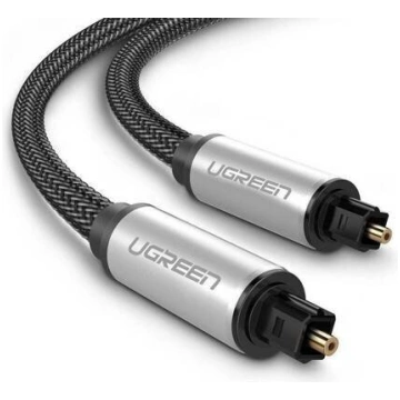 Kabelis UGREEN AV108 Toslink Audio, 2 m, sudrabs