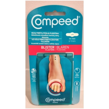 COMPEED plāksteri tulznām uz kāju pirkstiem, 8 gb