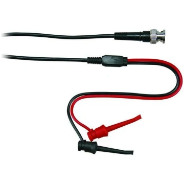 Test lead; 33VAC,60VDC; 6A; BNC plug,clip-on hook 