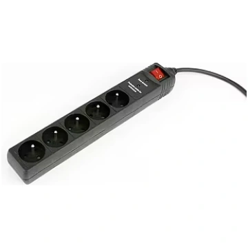 Gembird Surge protector 5 X French socket/3m (SPF5