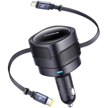 Auto telefona lādētājs Baseus Enjoyment Max, USB T