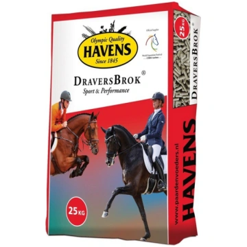 DRAVERSBROK granulas 25kg Havens zirgu barība