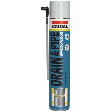 SOUDAL Drain & Pipe Montāžās Putas Kanalizācijām, 